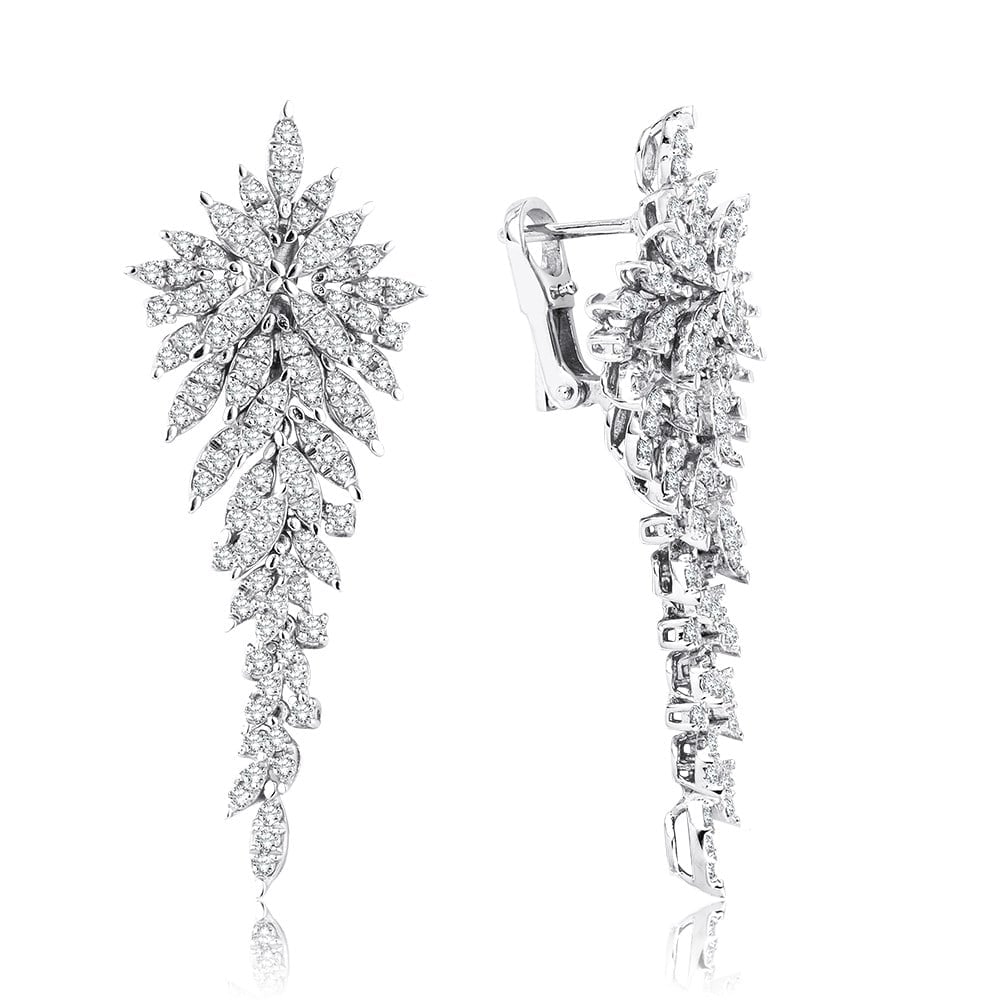 2.46 Karat Pırlanta Küpe