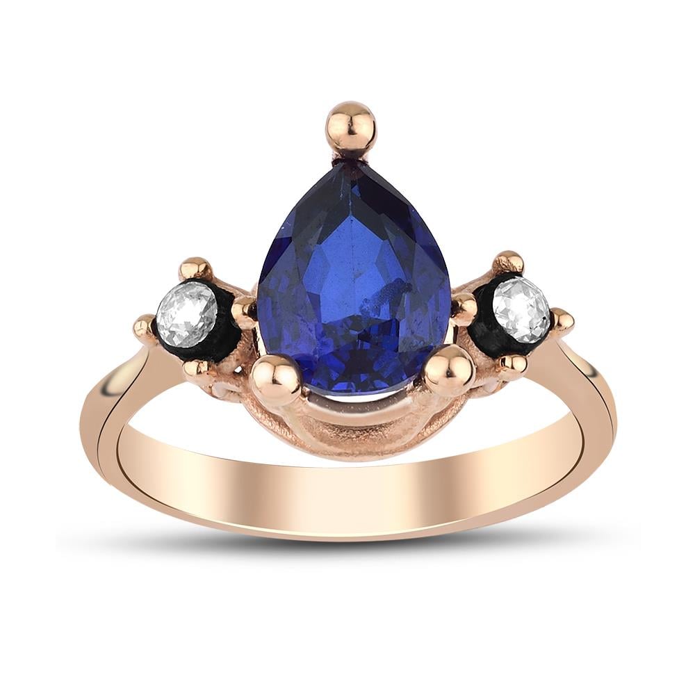 2.42 Karat Elmas Safir Yüzük