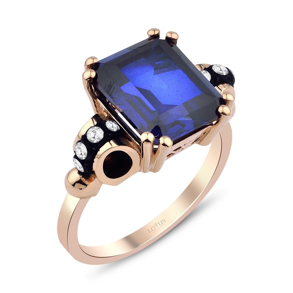 5.97 Karat Elmas Safir Yüzük