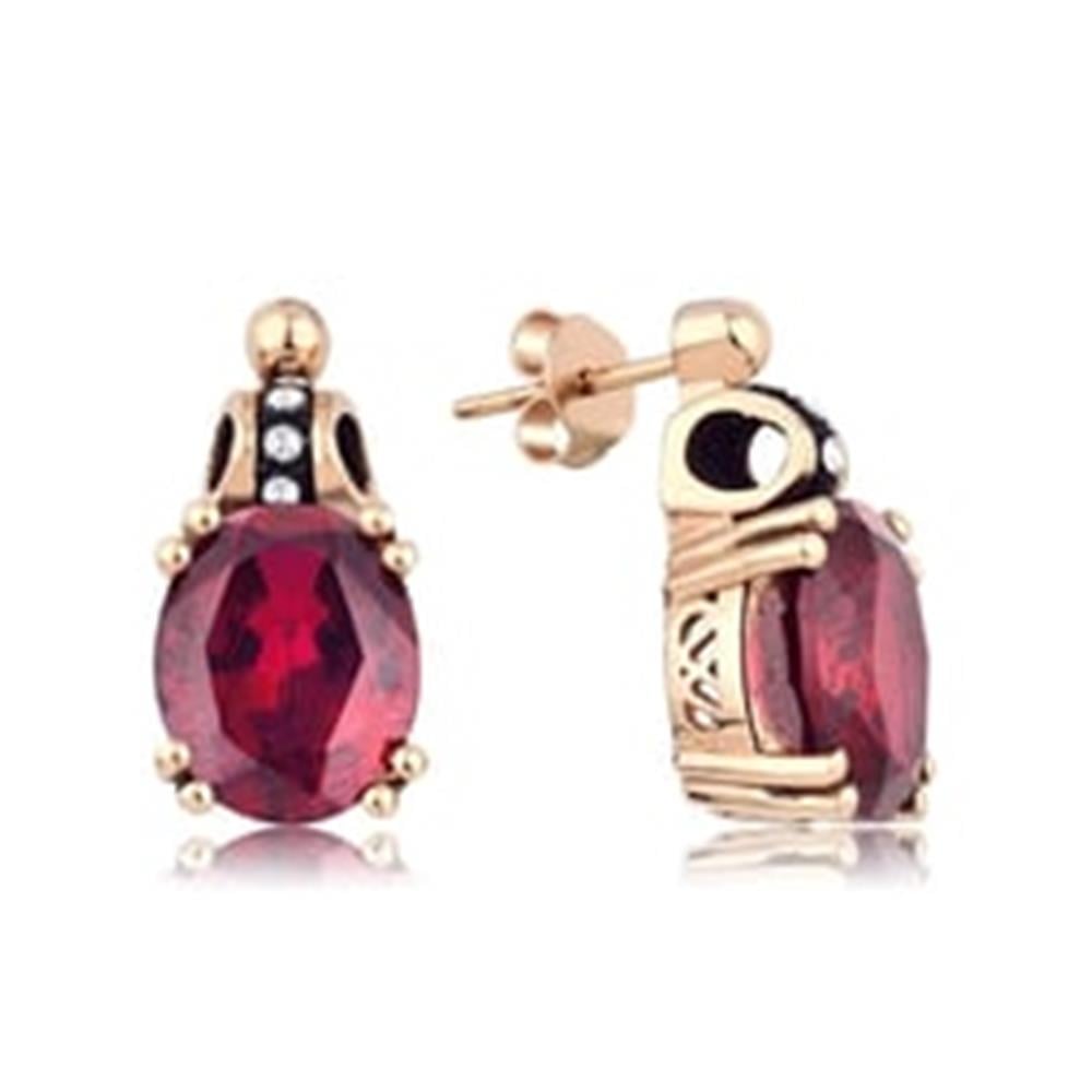 9.35 Karat Elmas Yakut Küpe