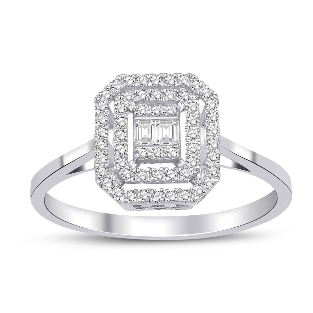 0.22 Ct Pırlanta Baget  Yüzük