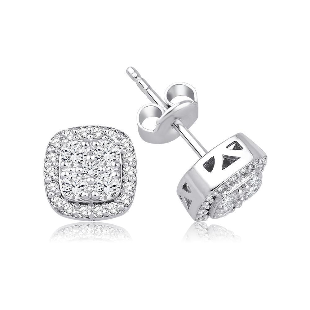 0.56 Ct Pırlanta Tasarım Küpe