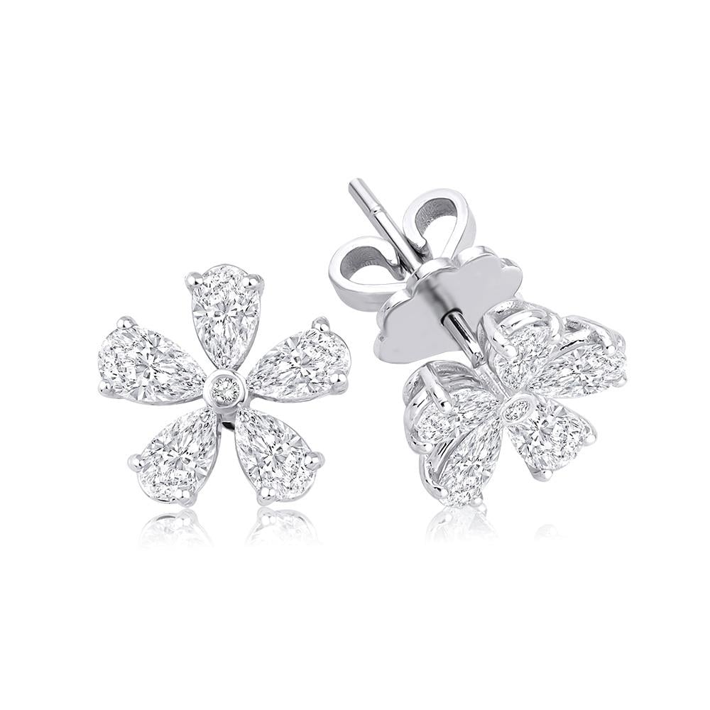 1.27 Ct Pırlanta Tasarım Küpe