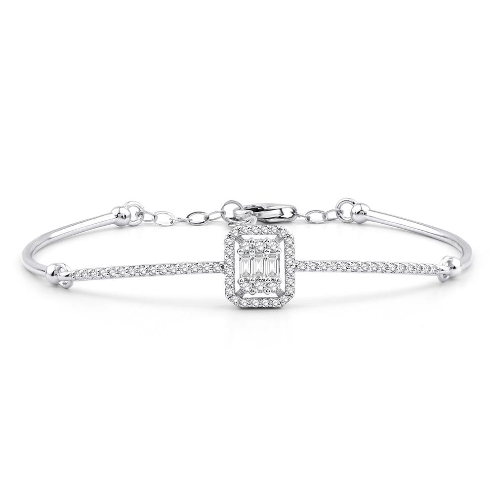 1.82 Ct Pırlanta Baget Bileklik 
