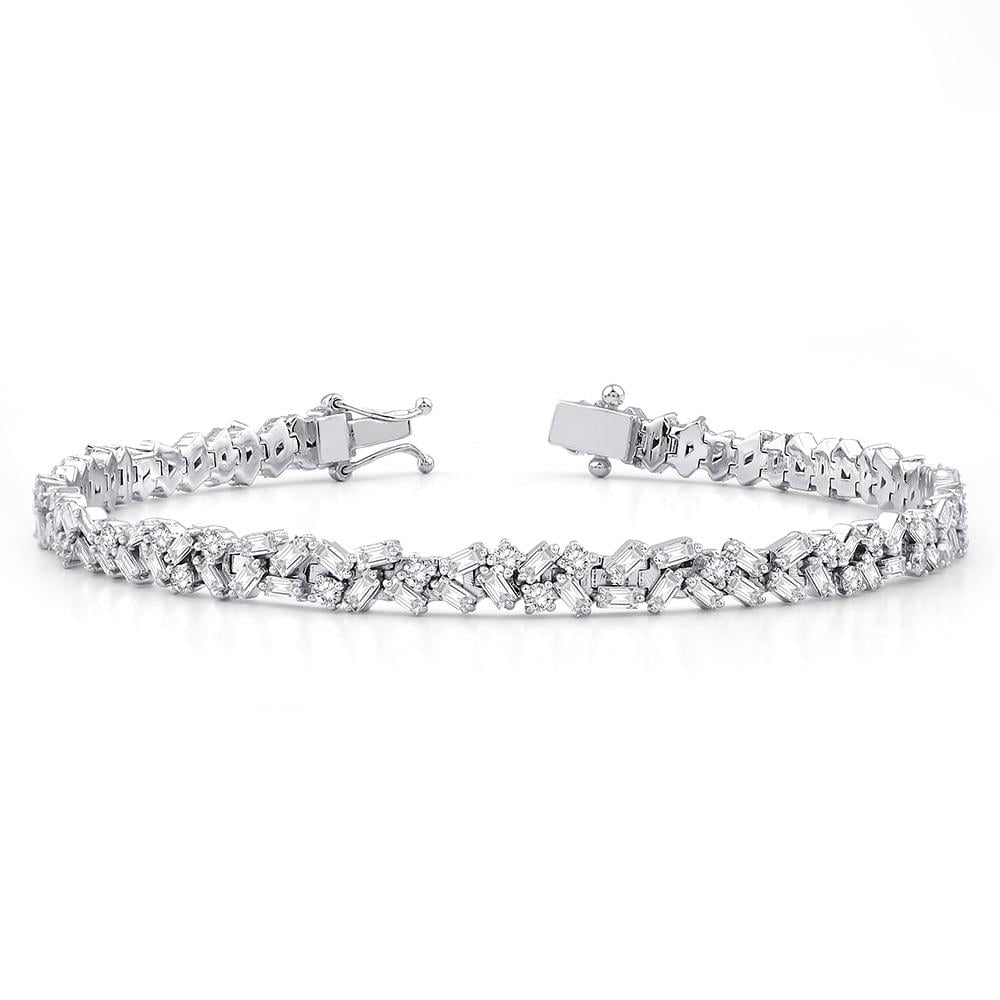 3.30 Ct Pırlanta Baget Bileklik