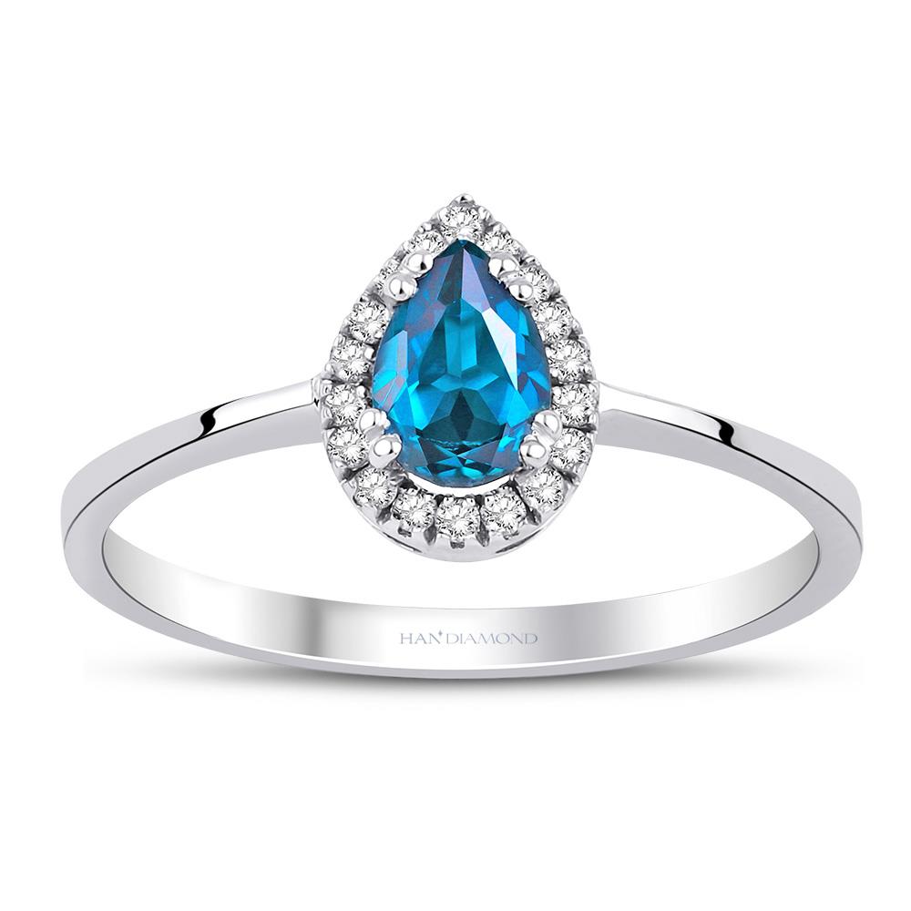 Pırlanta Renkli 0.58 Karat Yüzük