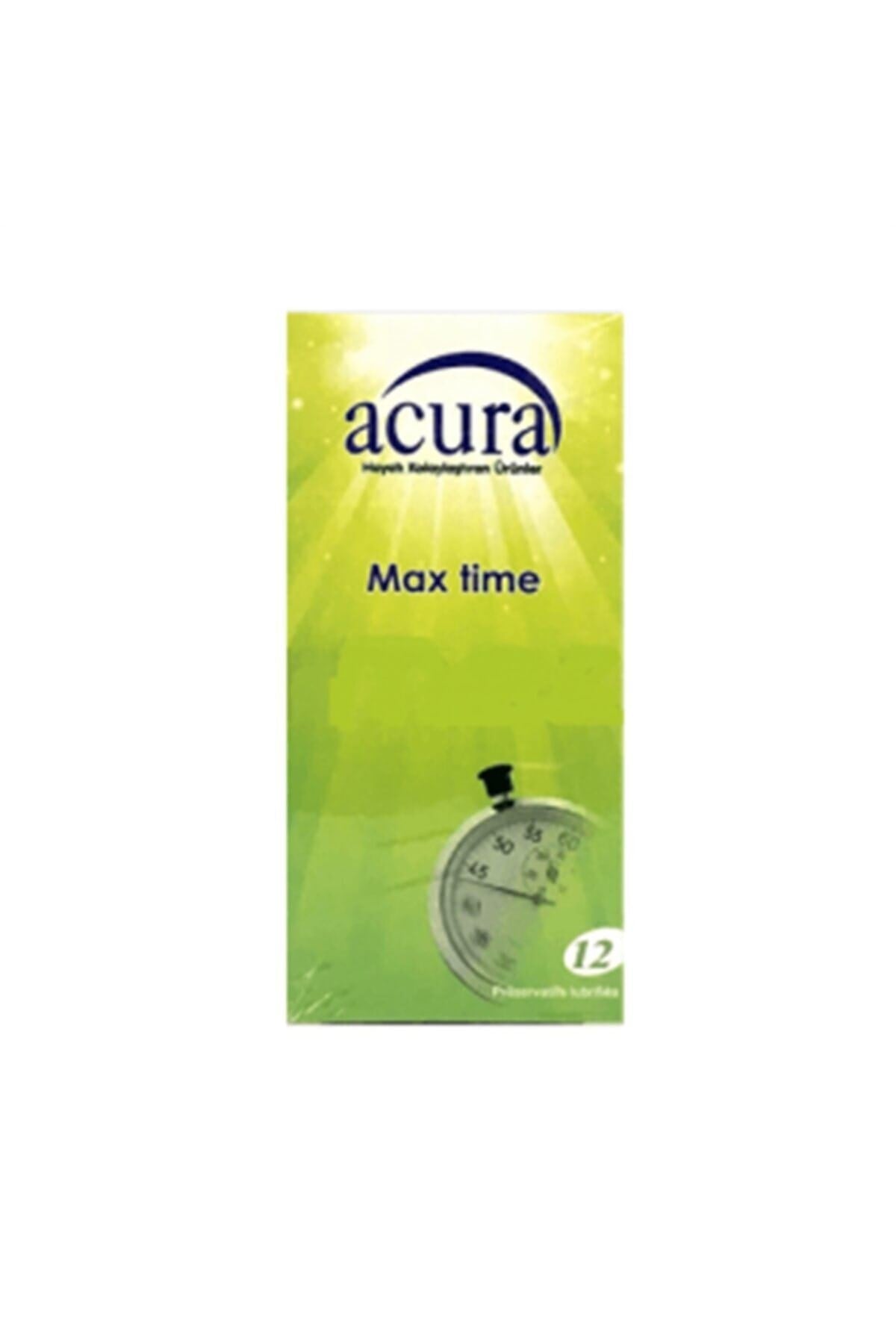 Acura Max Time Geciktiricili Prezervatif 12'li