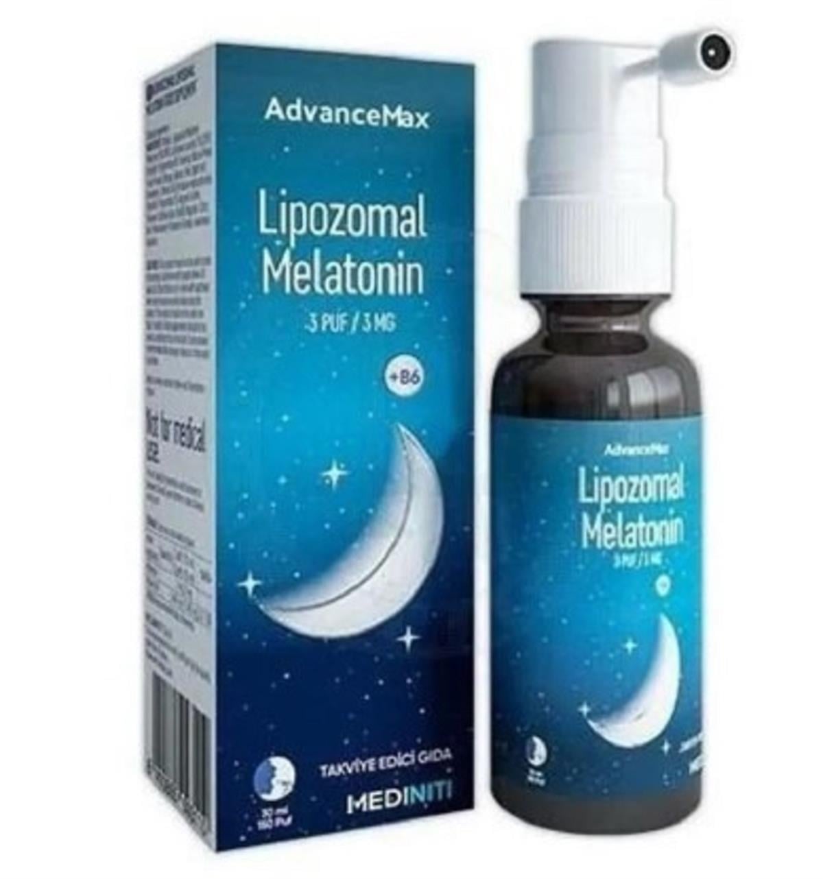 ADVANCEMAX AdvanceMax Lipozomal Melatonin Sprey 30 ml