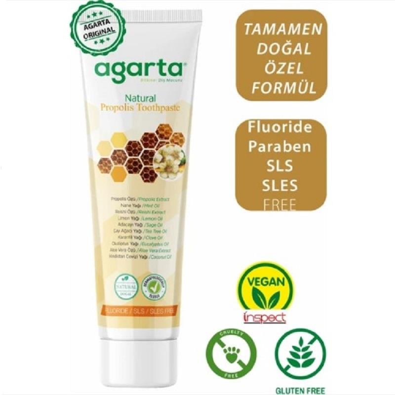 Agarta Agarta Doğal Propolis Diş Macunu Tüp 100 ml