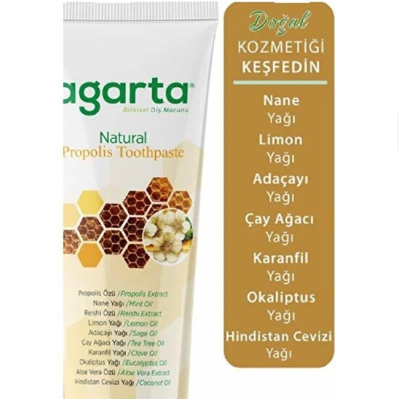 Agarta Agarta Doğal Propolis Diş Macunu Tüp 100 ml