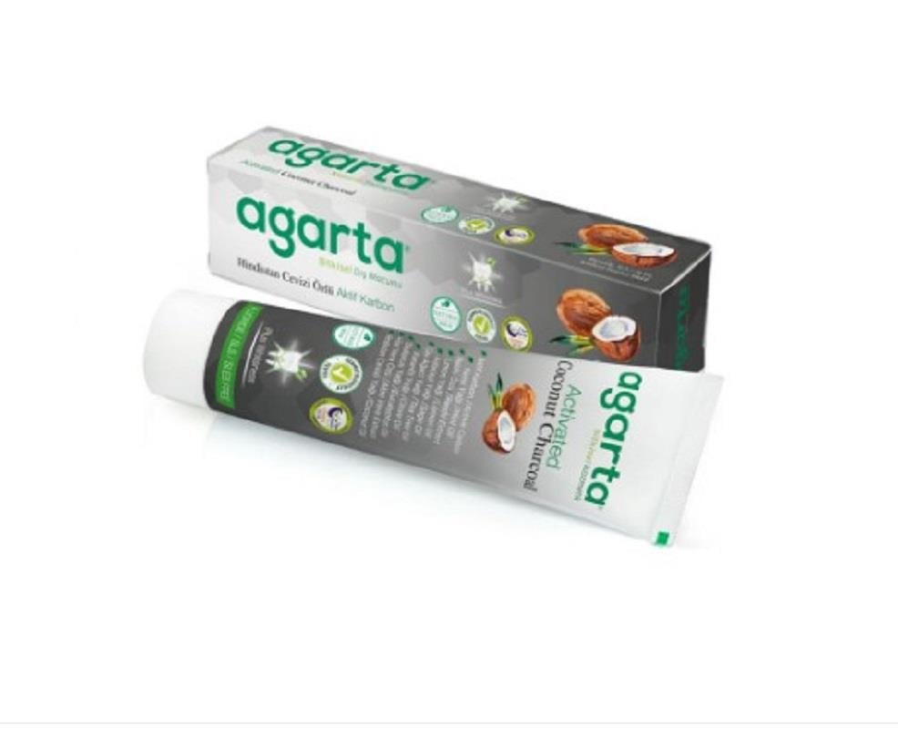 Agarta Agarta Hindistan Ceviz Aktif Karbonlu Diş Macunu 100 ml