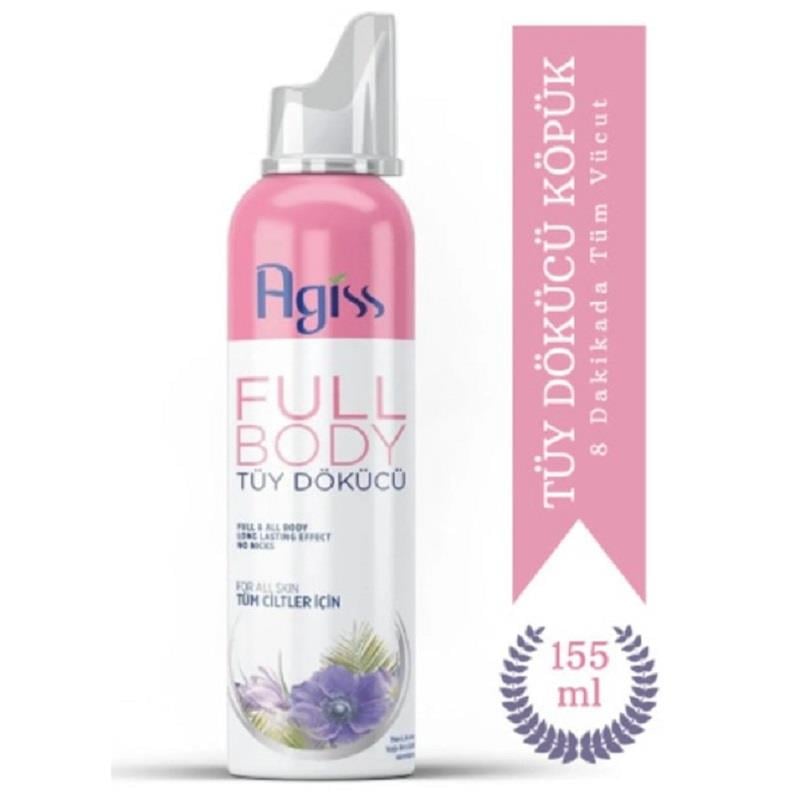 Agiss Agiss Full Body Tüy Dökücü Köpük Sprey 155 ml