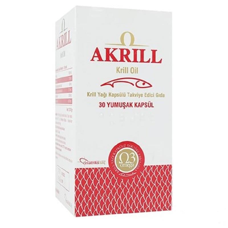 Akrill Akrill Krill Oil 30 Kapsül