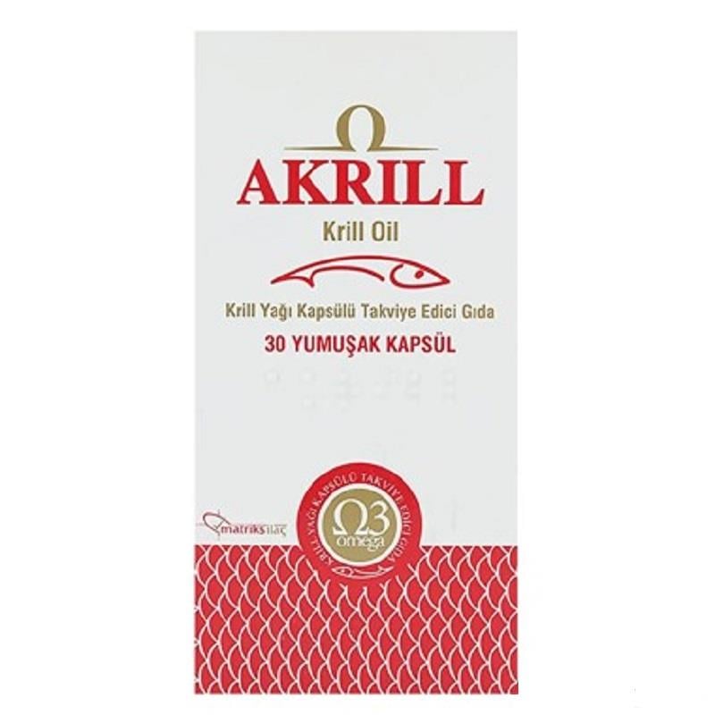 Akrill Akrill Krill Oil 30 Kapsül