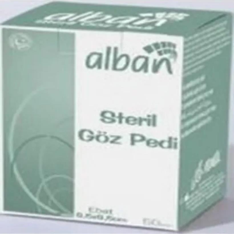 Alban Alban Steril Göz Pedi 6,5cm x 9,5cm 5'li