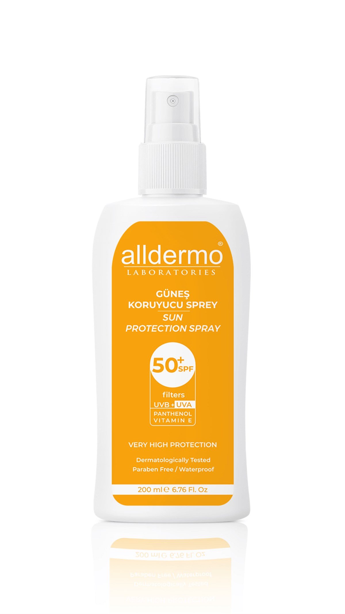 ALLDERMO Alldermo Güneş Koruyucu Sprey SPF50+ 200ml