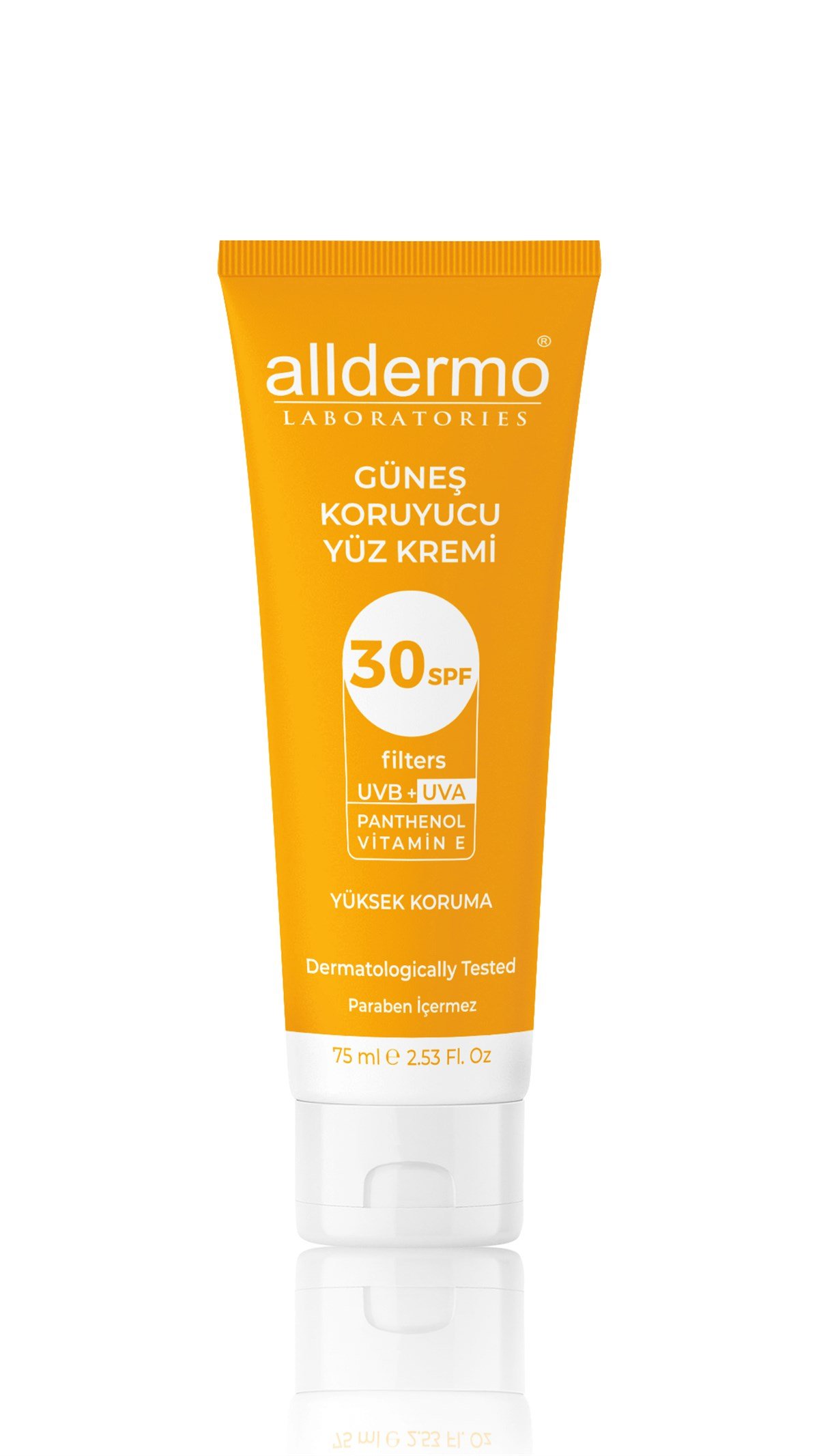 ALLDERMO Alldermo Güneş Koruyucu Yüz Kremi SPF30+ 75ml