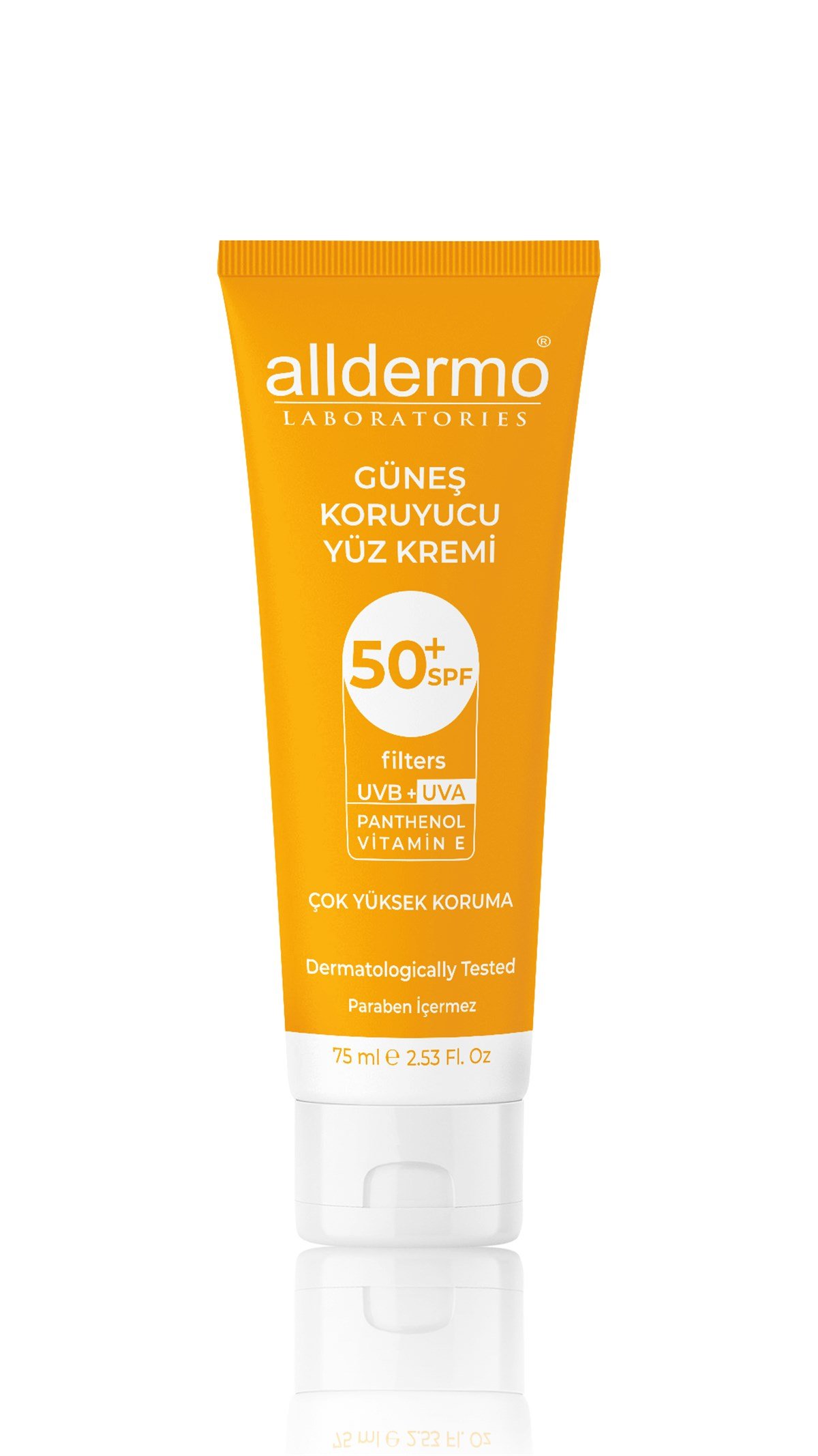 ALLDERMO Alldermo Güneş Koruyucu Yüz Kremi SPF50 75ML