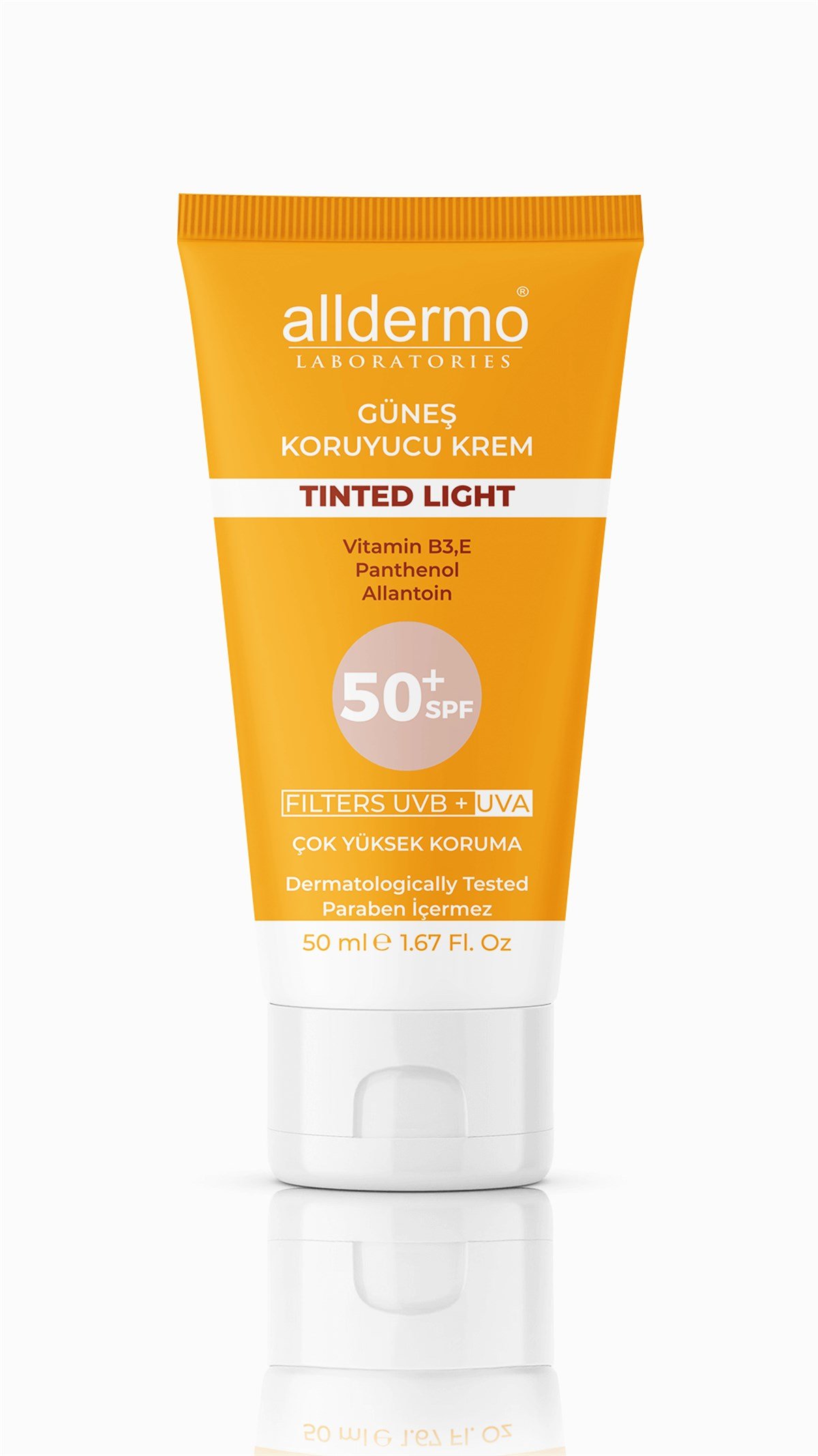 ALLDERMO Alldermo Tinted Light Güneş Koruyucu Krem SPF50+ 50ml