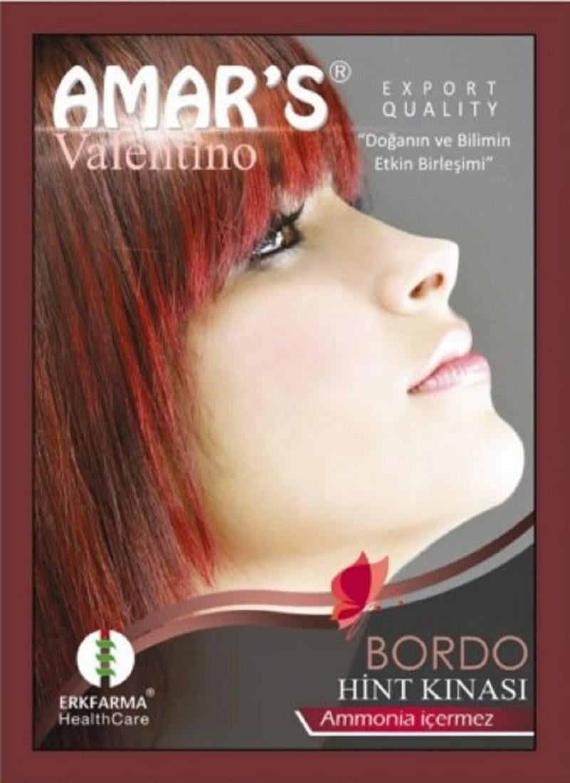 Amar's Amar's Hint Kınası - Bordo 10 gr