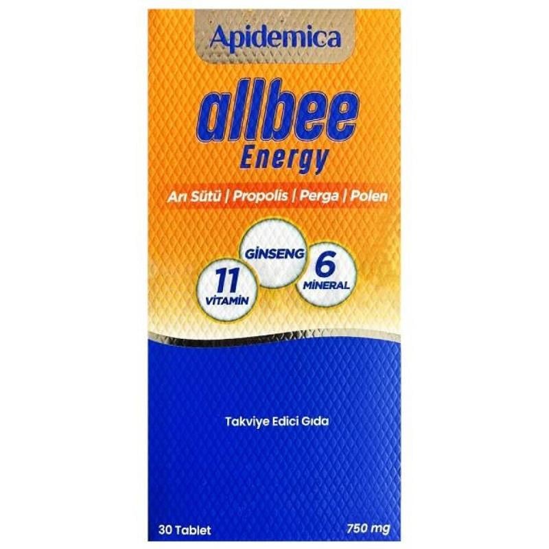 APİDEMİCA Apidemica Allbee Energy 30 Tablet
