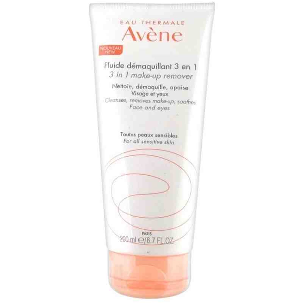 Avene Avene Fluide Demaquillant 3 in 1 100 ml - Hassas & Karma Ciltler için 3'ü 1 Arada Temizleme Losyonu