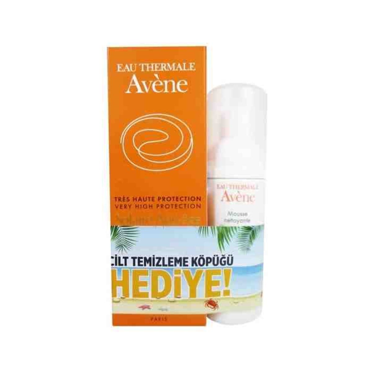 AveneAvene Anti Aging Suncare SPF50 50 ml Set ( Yaşlanma Karşıtı Güneş Kremi ve Cilt Temizleme Köpüğü Set