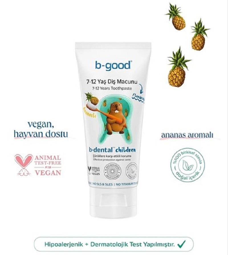 B-Good B-Good Florürsüz Diş Macunu 7-12 Yaş 50 ml