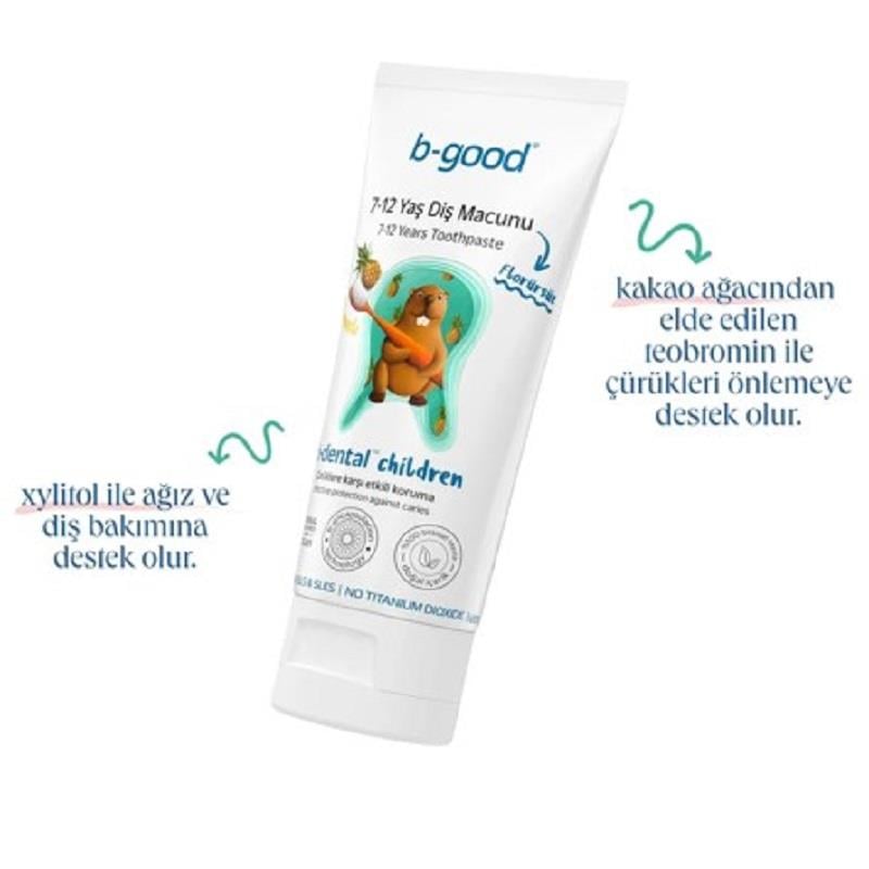 B-Good B-Good Florürsüz Diş Macunu 7-12 Yaş 50 ml