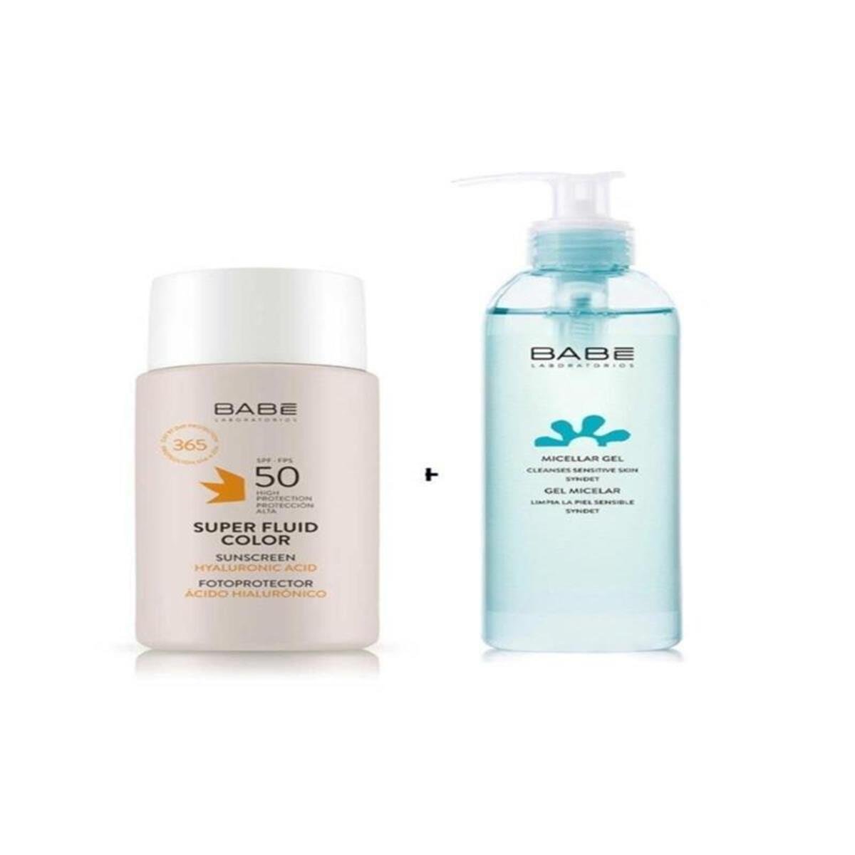 Babe Babe Super Fluid Color Güneş Koruyucu SPF50 50 ml + Micellar Gel 90 ml Hediyeli