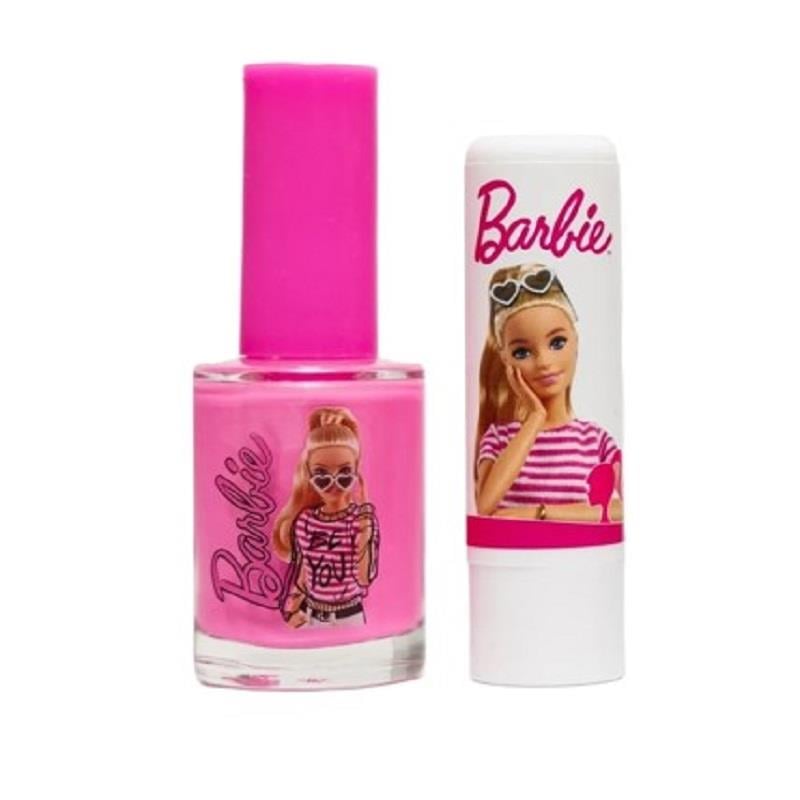 Barbie Barbie Lisanslı Dudak Koruyucu ve Oje Seti