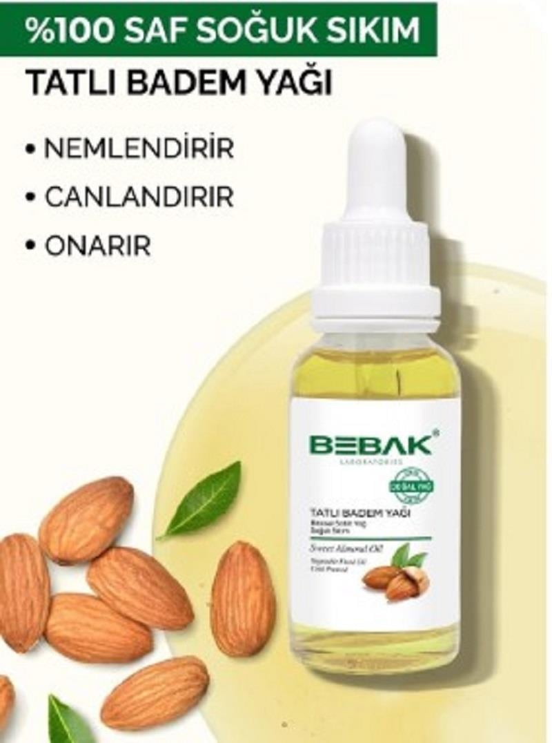 Bebak Bebak Tatlı Badem Yağı 30 ml