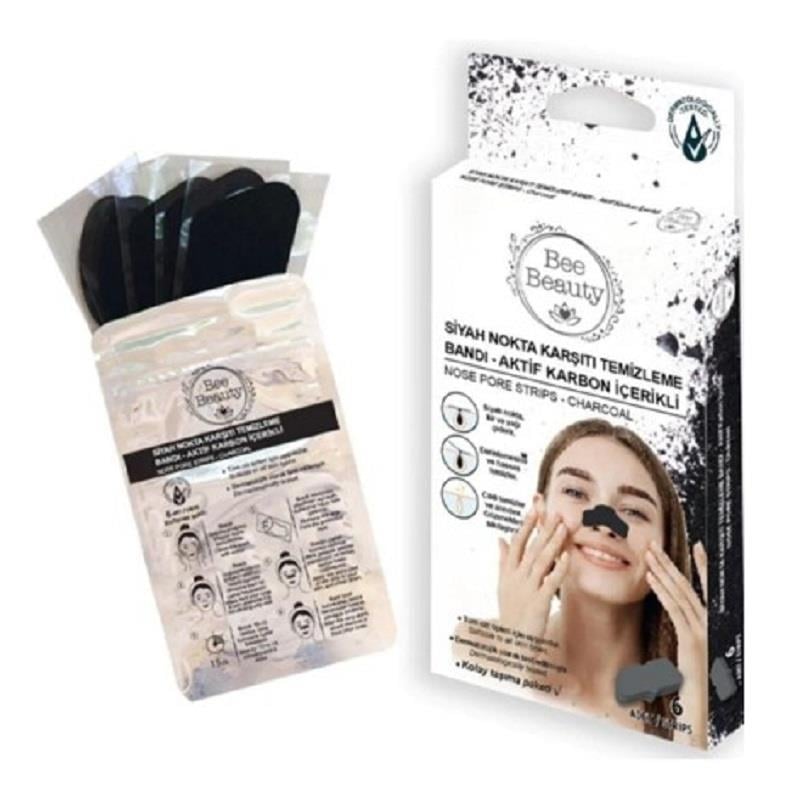 Bee Beauty Bee Beauty Aktif Karbon Siyah Nokta Bandı 6'lı