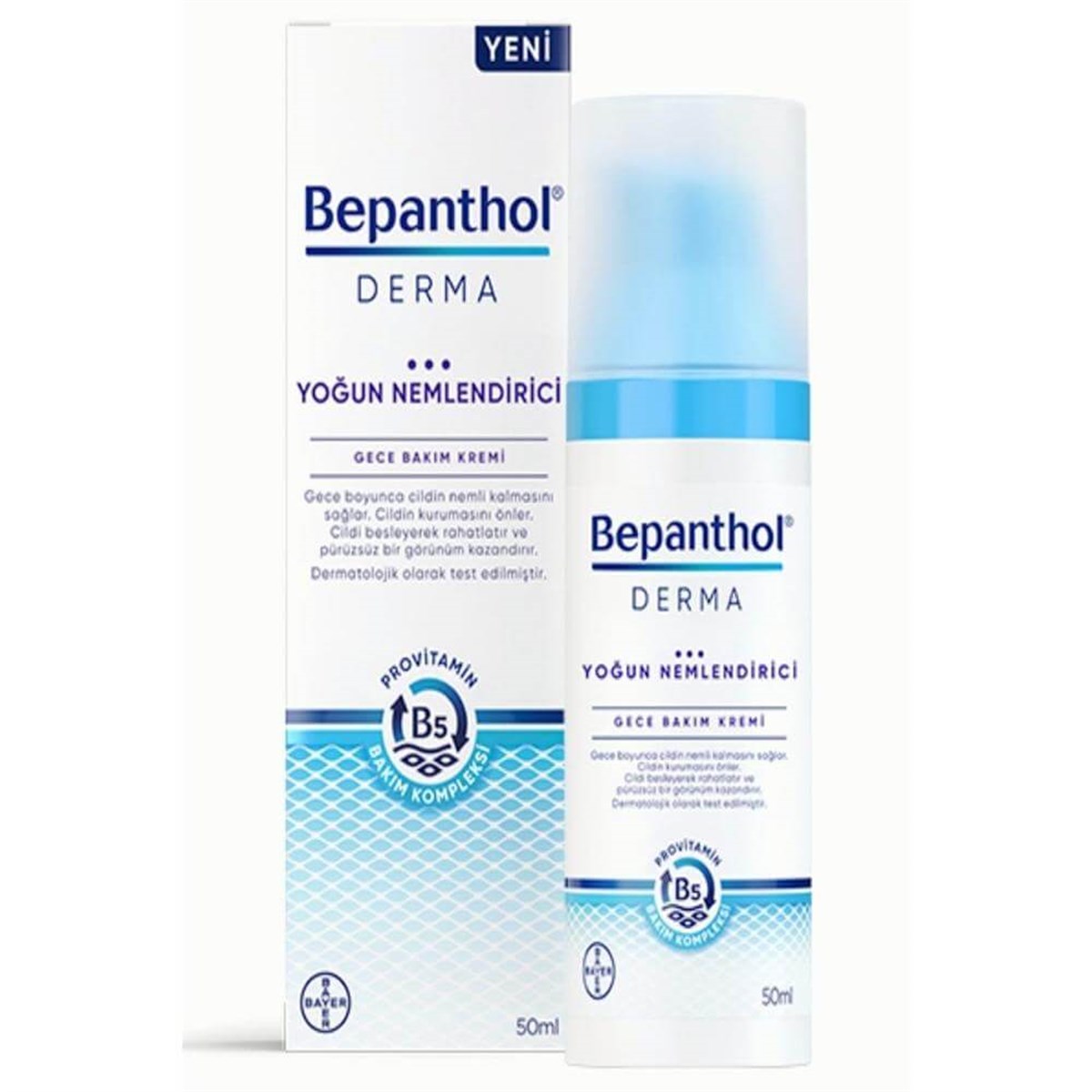 Bepanthol Bepanthol Derma Yoğun Nemlendirici Gece Bakım Kremi 50 ml