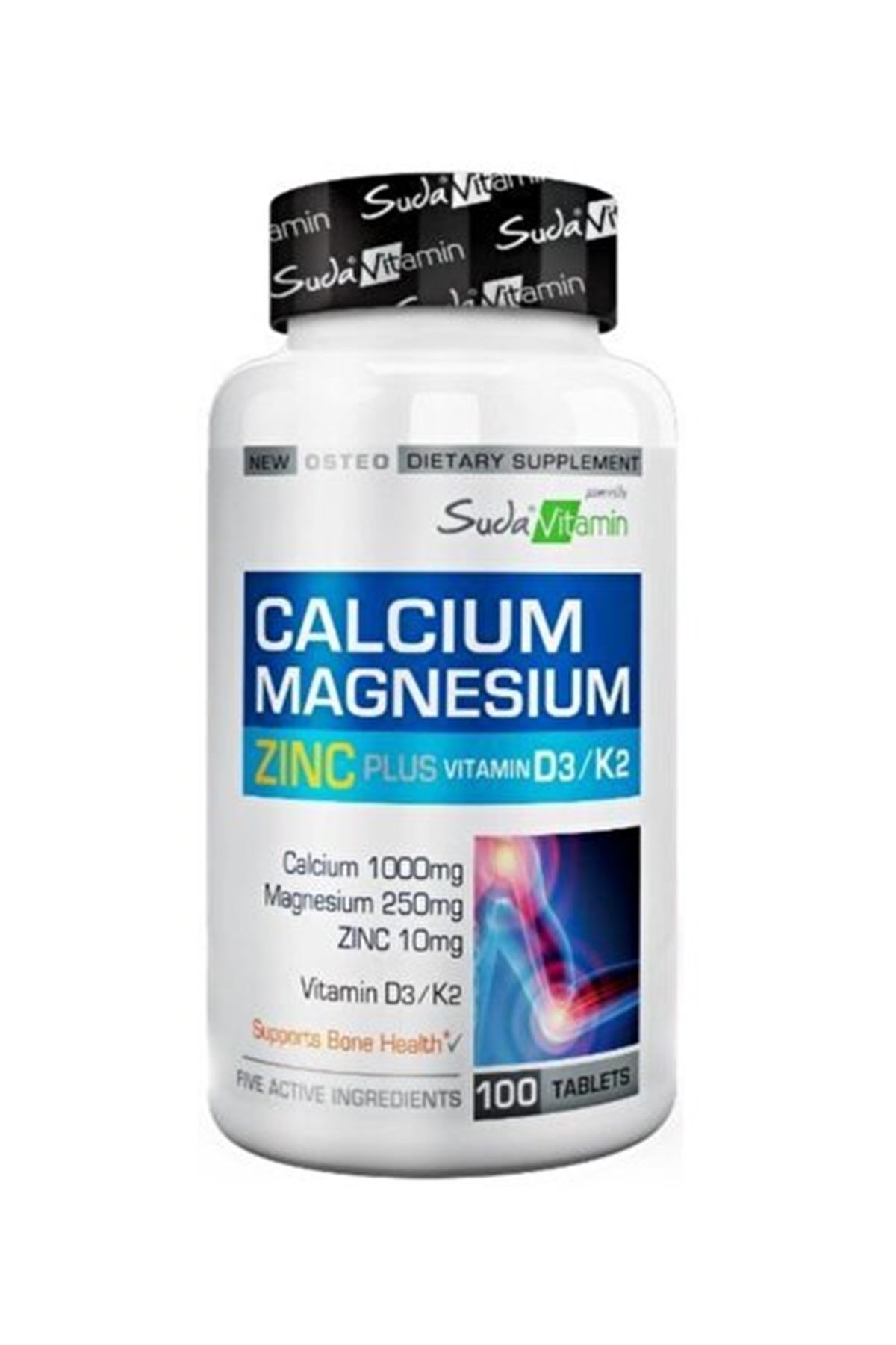 Bigjoy Bigjoy Vitamins Calcium Magnesium Zinc Plus Vit D3 K2 100 Tablet