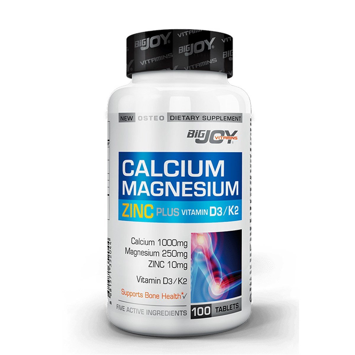 BigjoyBigjoy Vitamins Calcium Magnesium Zinc Plus Vit D3 K2 100 Tablet