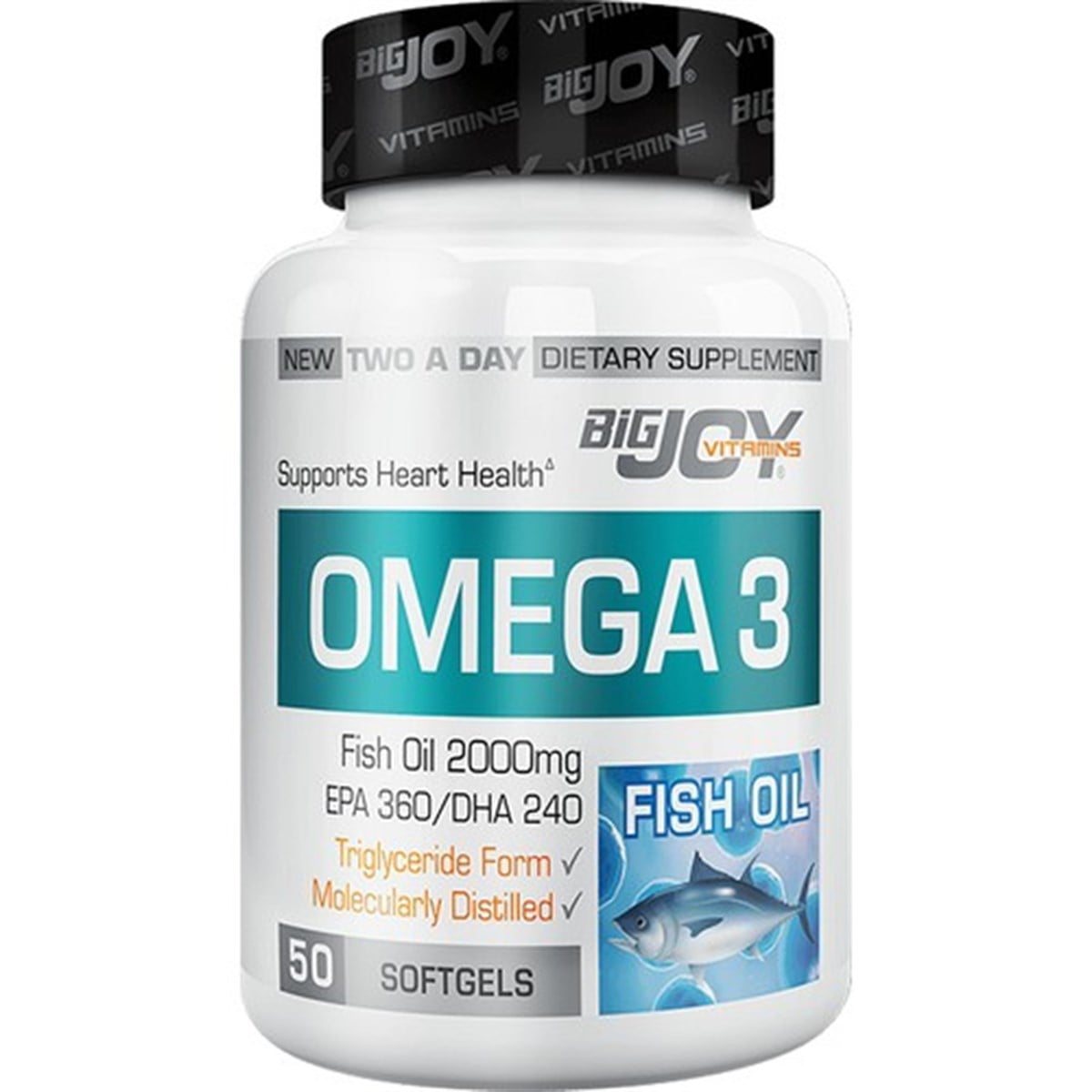 BigjoyBigjoy Vitamins Omega 3 2000 Mg ( 360 EPA / 240 DHA ) 50 Softgel
