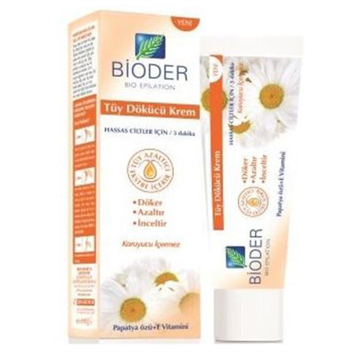 BioderBioder Tüy Dökücü Krem Hassas Ciltler İçin 40 Ml