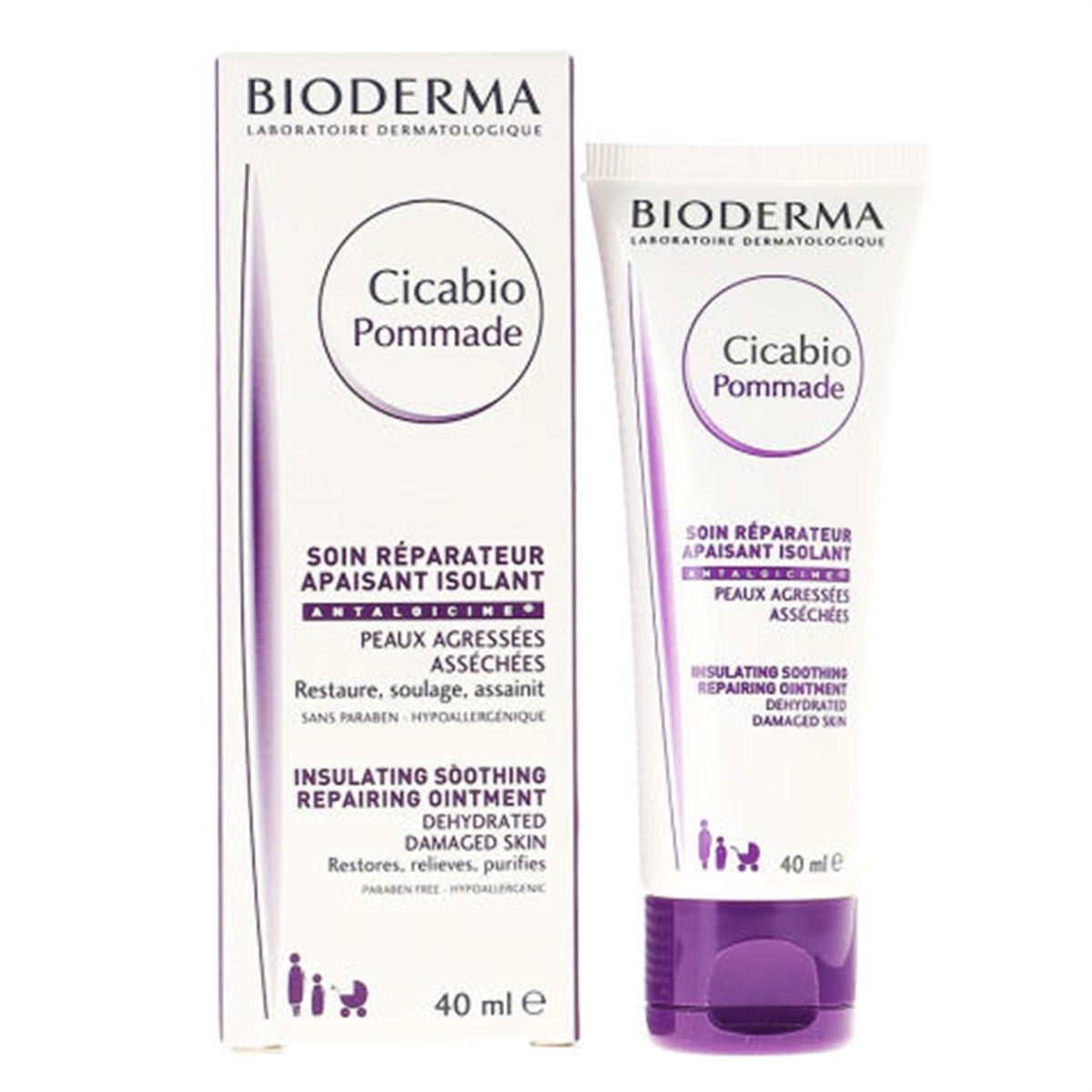 Bioderma Bioderma Cicabio Pommade Krem 40 Ml Cildi Onarmaya Yardımcı, Özel Yatıştırıcı Ve Yoğun Nemlendirici