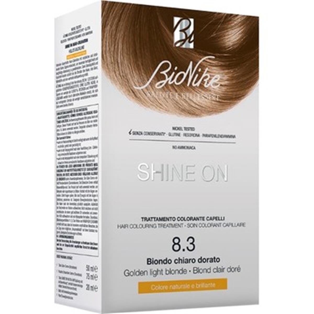 Bionike Bionike Shine On Saç Boyama Kiti - 8.3 Altın Sarı