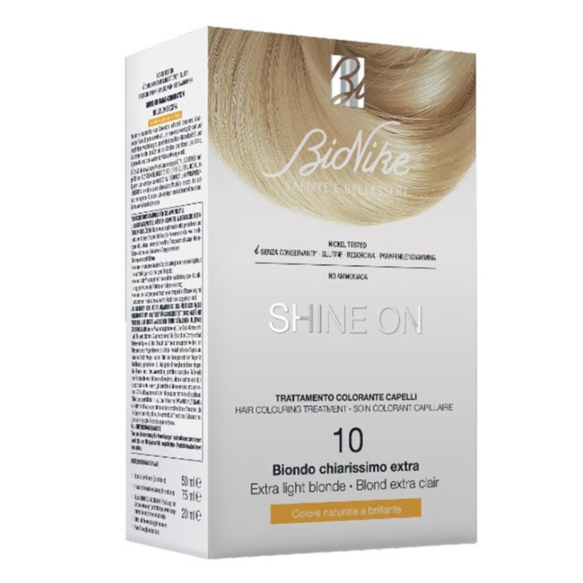 Bionike Bionike Shine On Saç Boyama Kiti - 10 Açık Sarı