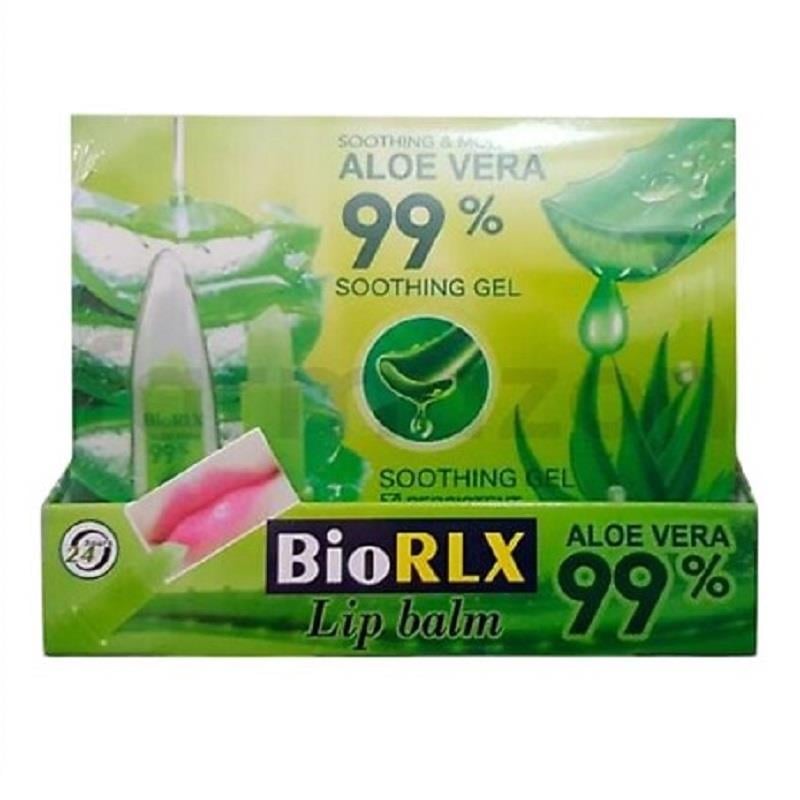 BioRLX BioRLX %99 Aloe Vera Lip Balm Red - 12'li Stand
