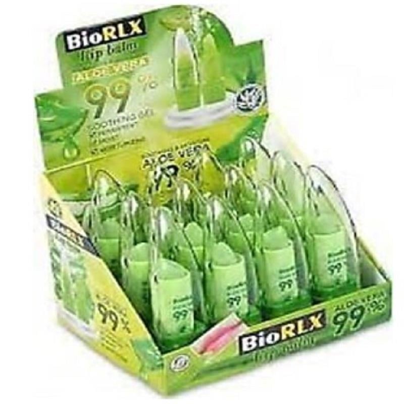 BioRLX BioRLX %99 Aloe Vera Lip Balm Red - 12'li Stand