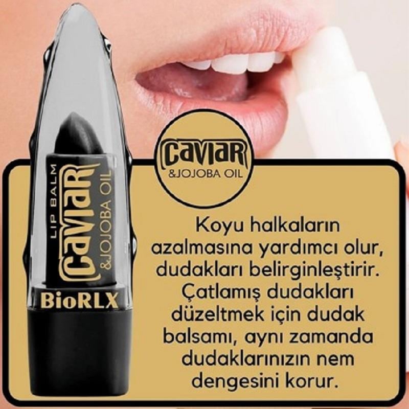 BioRLX BioRLX Lip Balm Caviar Jojoba Oil 12'li