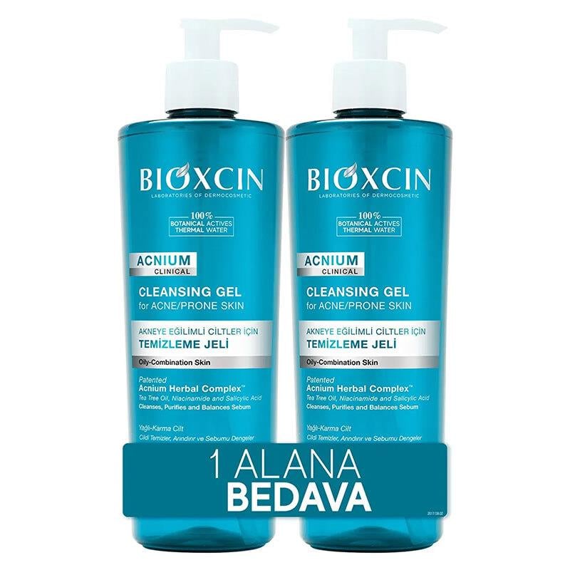 Bioxcin Bioxcin Acnium Yüz Yıkama Jeli Sebium Dengeleyici 500 ml - 1+1 Hediyeli