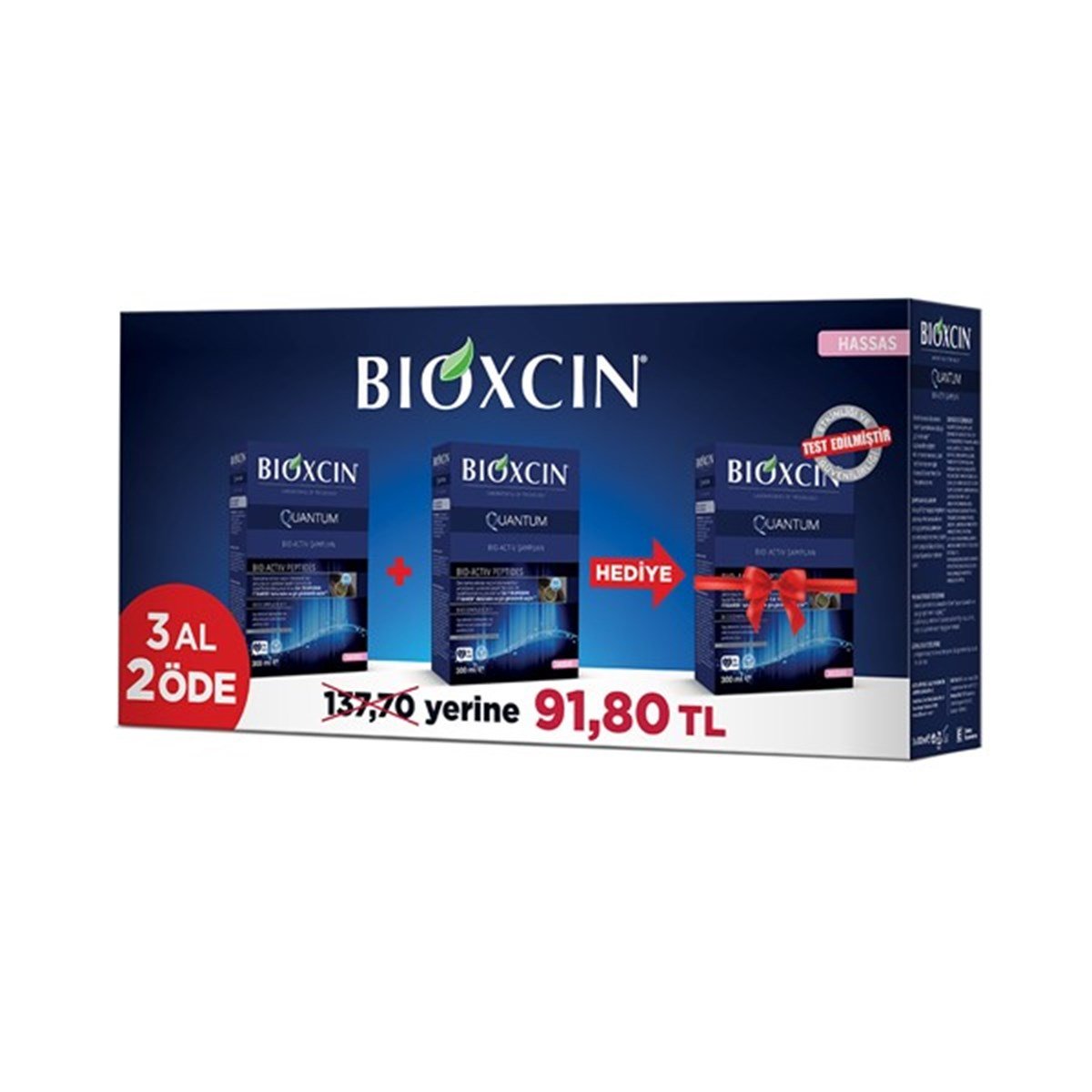 BioxcinBioxcin Quantum Bio-Activ Şampuan 300 ml - Hassas Saç Tipi | 3 AL 2 ÖDE