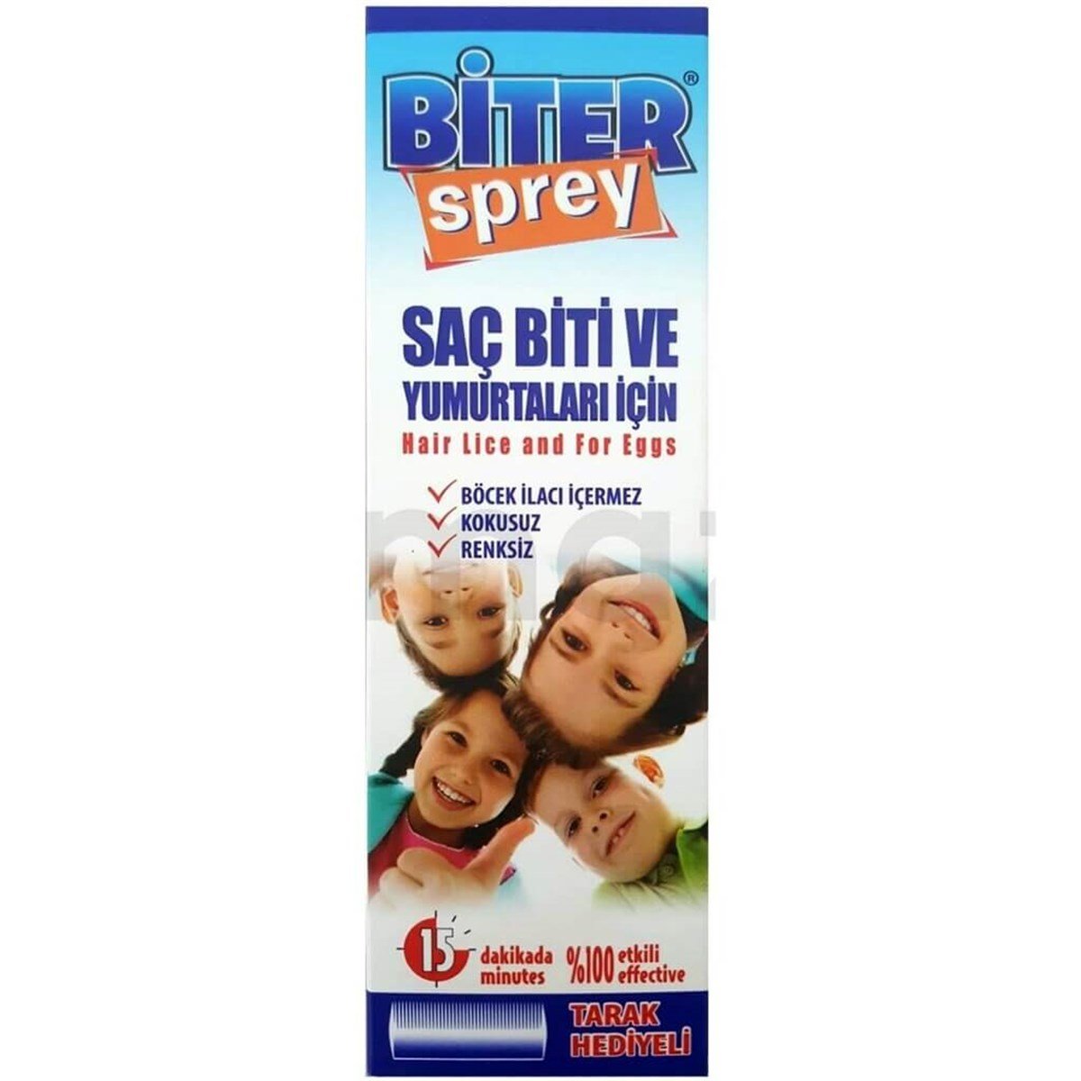 Biter Biter Bit Spreyi 100 ml - Çelik Tarak Hediyeli