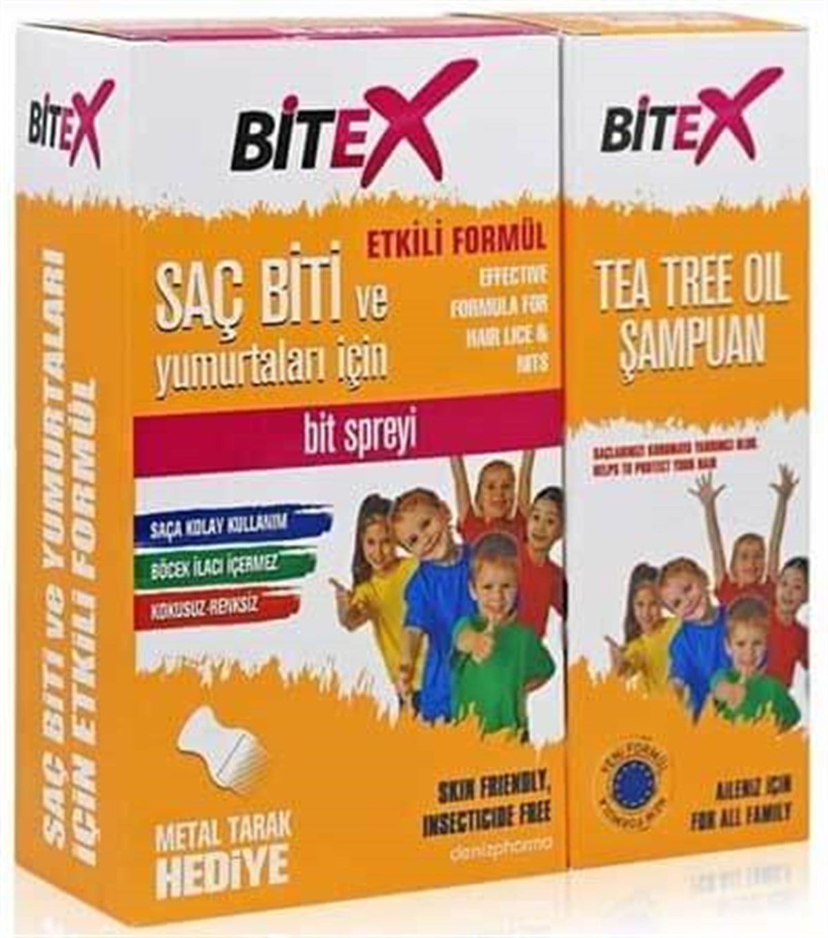 Bitex Bitex Bit Spreyi 100 ml + Şampuan 150 ml Çelik Tarak Hediyeli
