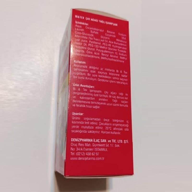 Bitex Bitex Saç Biti ve Yumurtaları İçin Şampuan Çay Ağacı Yağı 100 ml
