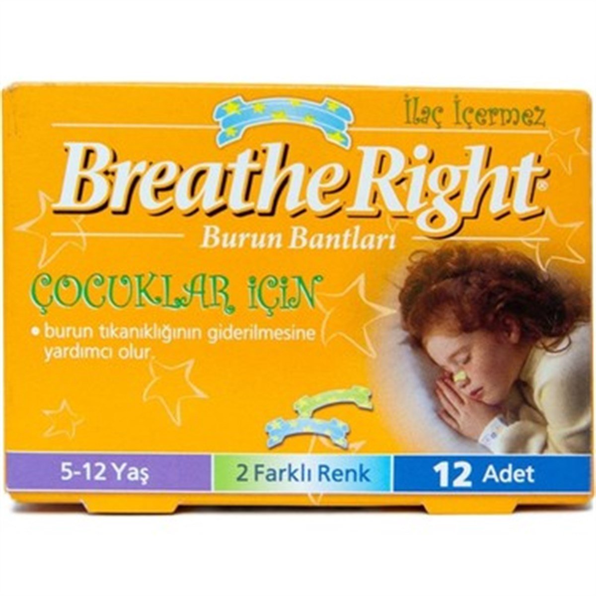 BreatheBreathe Right Çocuklar İçin Burun Bantları
